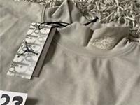 CHRISTIAN DIOR X AIR JORDAN LONGSLEEVE TEE GREY S T-SHIRT LOW HIGH 1 SMALL - S Regular