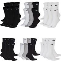 Nike Dri-Fit Unisex Everyday Plus Cushioned Training Crew Socks 6 Pairs - UK-8-11 / EU-42-46 / L Regular