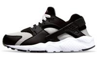Nike Huarache Run GS Juniors Grey Black Trainers Sneakers