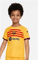 Nike F.C. Barcelona 2023/24 Fourth Younger Kids Shirt Yellow Size. L 6/7 Years
