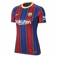 Nike FC Barcelona SS Womens Football Jersey Slim T Shirt Blue 20/21 - CD4401456 - L Regular