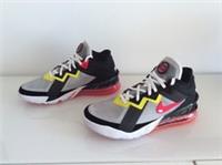 Nike x Space Jam Lebron XVIII Low Sneakers - White/Crimson/Black - Size 9.5-New