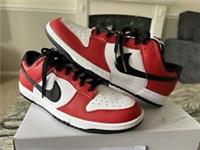 Nike Dunk Low By You I RED WHITE BLACK 'CHICAGO' - UK 12 US 13 - Free P+P