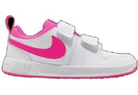 Nike Pico PSV Childrens Trainers Kids Strap Nike School Shoe Sneakers White UK 2