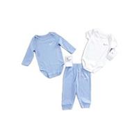 Nike baby Blue cream vest Jersey bodysuit Trousers 3pc set size 6 months NWT
