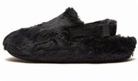 Nike Calm Mule Fur SE Womens Sandals Slippers Black
