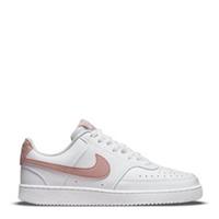NIKE Womens White & Pink Court Vision Low Trainers UK 8 BRAND NEW