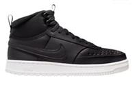 NIKE Mens Black & White Court Vision Mid Winter Trainers UK 6 BRAND NEW