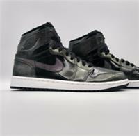 NIKE AIR JORDAN 1 RETRO HIGH BLACK PATENT 2016 BRAND NEW UK9