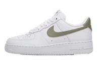 Nike Air Force 1 '07 Mens Trainer Sneakers White / Light Army Size. UK. 7