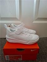 Nike Omni Multi Court Toddler Unisex White Trainer Shoes UK 10.5 New