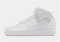 NIKE Womens White Air Force 1 Mid Trainers UK 4.5 BRAND NEW