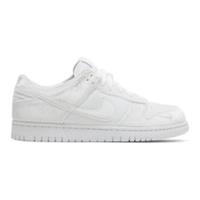 Nike Dunk Low Dover Street Market Triple White Velvet