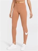 NIKE Womens Brown Essential Mid-Rise Swoosh Leggings UK 12 Medium BNWT - M Regular