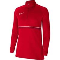 NIKE Womens Red Dri-Fit Academy 1/4 Zip Sweatshirt UK 16 XL BNWT - XL Regular