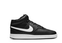 NIKE Womens Black & White Court Vision Mid Trainers UK 5.5 BRAND NEW Ref 329