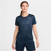 NIKE Women's Navy Blue Sportswear Dri-Fit Short Sleeved Top UK 8 XS BNWT - XS Regular