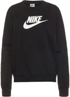 NIKE Womens Black Club Essential Fleece Crew Sweatshirt UK 12 Medium BNWT