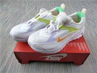 Nike Air Max Bliss NN Womens Size 4.5 White Lime Orange Lilac Mesh Casual