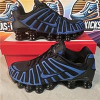 Nike Shox TL Black Court Blue Mens Trainers Sneakers Size 8 UK Brand New Rp &pound;150