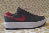 Nike Air Jordan 1 Elevate Low Womens Mens Trainers Size 7uk Black Leather Rare