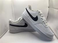 NIKE COURT VISION LOW TRAINERS SIZE 7.5UK BRAND NEW WHITE BLACK TU5