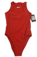 NIKE WOMENS WATERPOLO ONE PIECE RED UK 12. White Shelf - 12 Regular