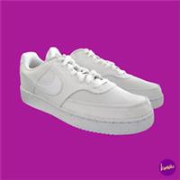NIKE Men's Court Vision Low Next, Recycled Materials, White, UK 7/EU 41/US 8