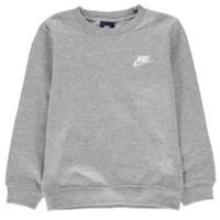 Nike Junior Brushed Sweatshirt - Boys 3-4 Yrs - Kids Fleece Top - New