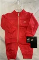 Nike Infant Girls Tracksuit Set - Pink 3-6 Months - Full Set - New