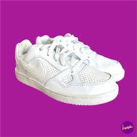 Nike Son Of Force (PS) Younger Kids Trainers, Full Lace Ups, White, UKC 12.5