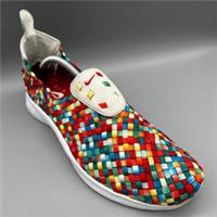 2017 Nike Air Woven Rainbow Light Bone Red 898028-001 Mens Uk 10 Trainers