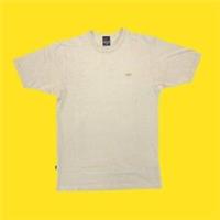 NIKE VINTAGE 1998 Crew Neck T-Shirt, Embroidered Branding, Beige, Small - S Regular