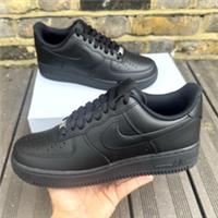 Nike Air Force 1 Low '07 Black Size Original Trainers UK 6 - 12 Unisex BRAND NEW