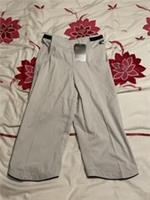 Vtg 2001 Nike Swoosh 3/4 Length Adjustable Trousers - White - Size Youth M NWT