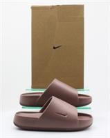 NIKE CALM SLIDES WOMENS SLIDERS PURPLE BROWN UK 5.5 EU 39 RRP £45 AD