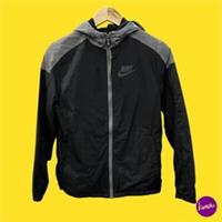 NIKE Sportswear KidsTrack Jacket, Winterized, Fleece Lined, Black, 12-13YO