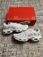 Size 9.5 - Nike Air Max Plus TN Summit White Pink Rise HF0107-100