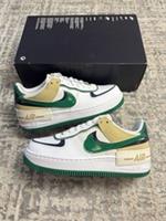 Size 5.5 - Nike Air Force 1 Shadow White Navy Malachite DZ1847-102