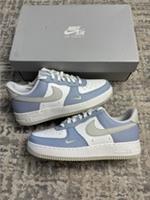 Size 6 - Nike Air Force 1 07 Mini Swoosh Armory Blue HF0022 400