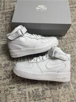Size 4.5 - Nike Air Force 1 Mid GS White Triple White DH2933-111