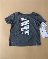 Nike Dri-fit Grey Infant's T Shirt 24 Months