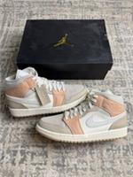 Size 9.5 - Nike Air Jordan 1 Mid Milan City Beige Grey CV3044-100
