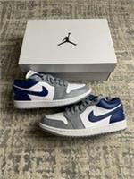Size 4 - Nike Air Jordan 1 Low French Blue Stealth DC0774-042