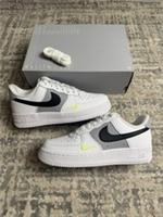 Size 5 - Nike Air Force 1 '07 White Black Volt FQ2204-100