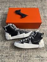 Size 3.5 - Nike Blazer Mid x sacai Black Grey BV0072-002