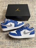 Size 5.5 - Nike Air Jordan 1 Low True Blue (GS) 553560-412