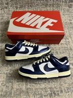 Size 6.5 - Nike Dunk Low PRM Vintage Navy Patent FN7197-100