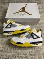 Size 9 - Nike Air Jordan 4 Retro Vivid Sulfur AQ9129-101