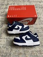 Size 4.5 - Nike Dunk Low (Td) Midnight Navy White FB9107-116